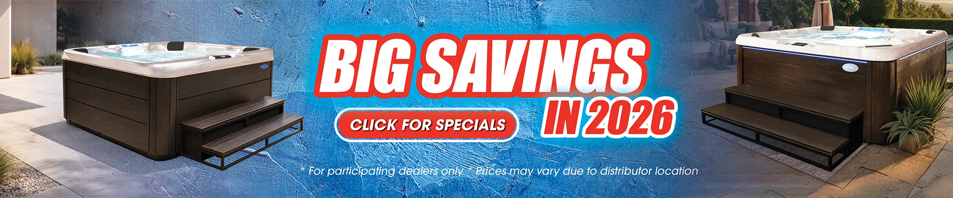 Calspas hot tub being used in a family setting - Lovington